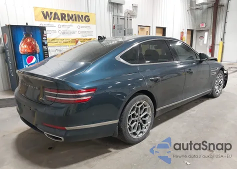2022 Genesis G80 2.5T Awd из США, поврежденный, VIN KMTGB4SC4NU126161